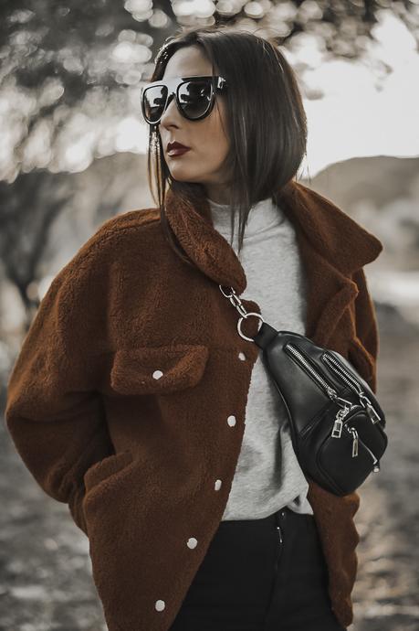 SPRING OUTFITS : TEDDY JACKET AND MILITARY BOOTS