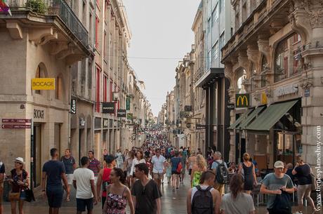 Rue St Catherine Burdeos Bordeaux viaje roadtrip Francia