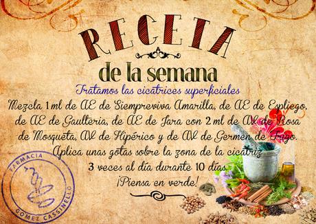 Receta: Tratamos las cicatrices superficiales Receta: Tratamos las cicatrices superficiales
