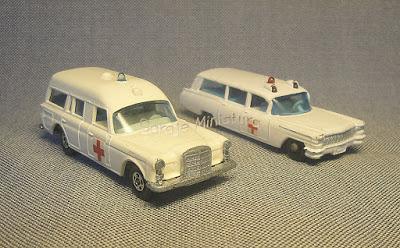 Dos ambulancias de Matchbox Dos ambulancias de Matchbox