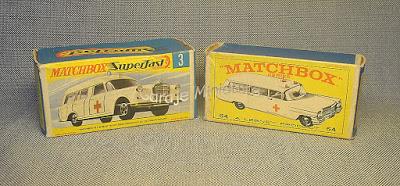Dos ambulancias de Matchbox Dos ambulancias de Matchbox