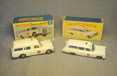 Dos ambulancias de Matchbox Dos ambulancias de Matchbox