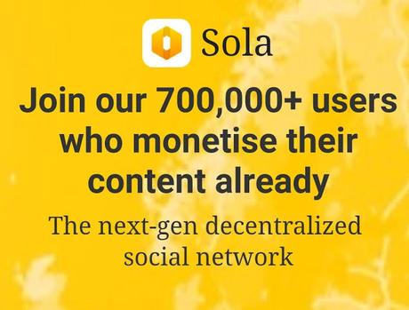 Unete a SOLA, la red social contra el aburrimiento y te recompensa con ethereum.