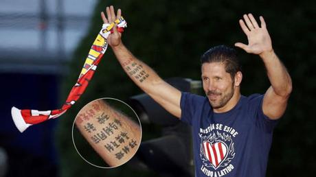 El Cholo también ha tirado de tinta. 