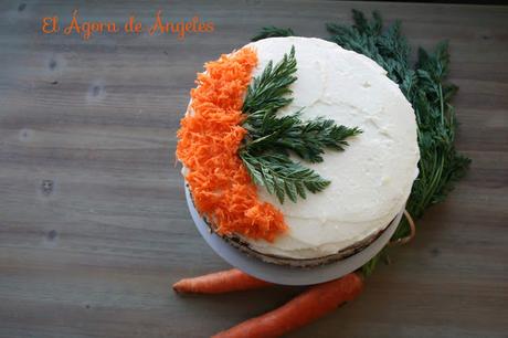 carrot cake, tarta de zanahoria