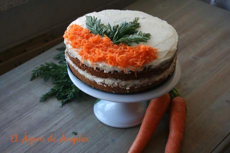 carrot cake, tarta de zanahoria