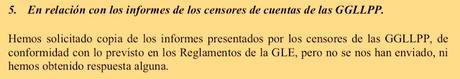 Denuncian graves irregularidades en las cuentas tras la Gran Asamblea de la GLE