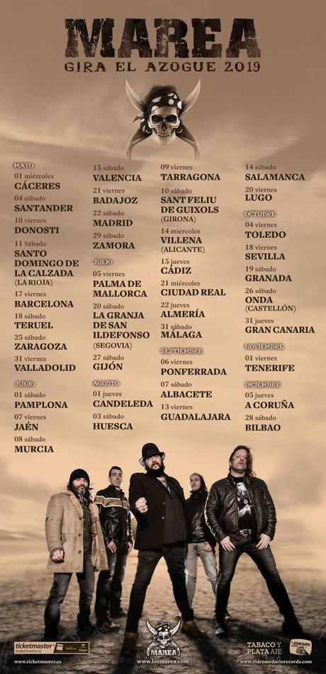 Marea ha vuelto y elige las Fiestas de la Encina 2019 de Ponferrada como una de sus citas para presentar ‘El Azogue’ su nuevo disco