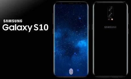 Samsung Galaxy S10-back-blue