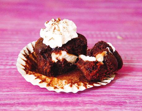 CUPCAKES DE CHOCOLATE CON RICOTTA