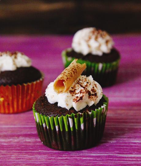 CUPCAKES DE CHOCOLATE CON RICOTTA