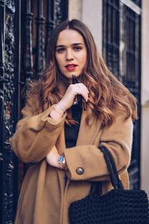 Camel coat, leopard and pearls Camel coat, leopard and pearls