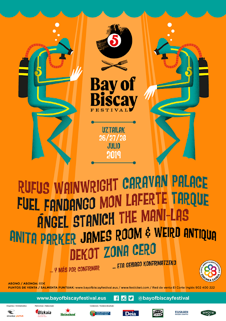 Bay of Biscay Festival tendrá a Rufus Wainwright, Caravan Palace, Fuel Fandango, Mon Laferte, Tarque, Ángel Stanich...