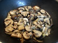 Espaguetis con setas frescas Espaguetis con setas frescas