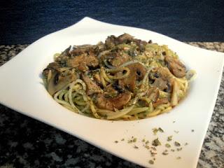 Espaguetis con setas frescas Espaguetis con setas frescas