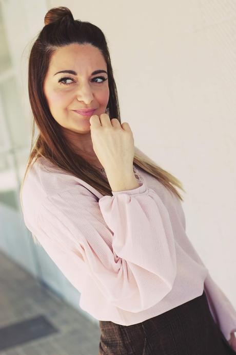 Top con mangas abullonadas Top con mangas abullonadas