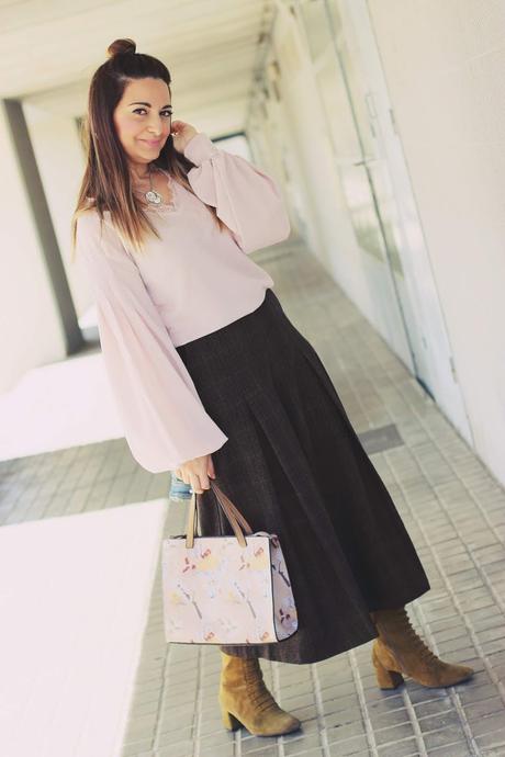 Top con mangas abullonadas Top con mangas abullonadas