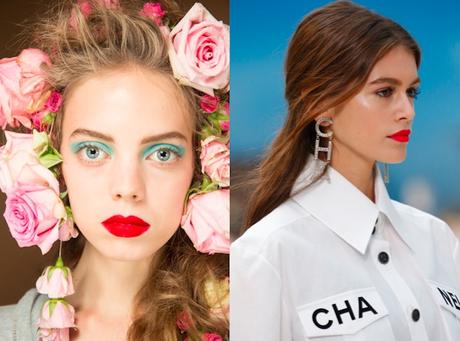 Maquillaje primavera verano 19 labios rojos