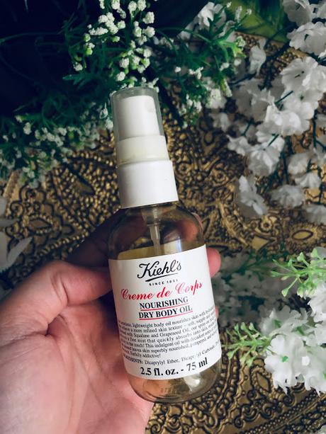 Creme de corps nourishing dry body oil de Kiehls