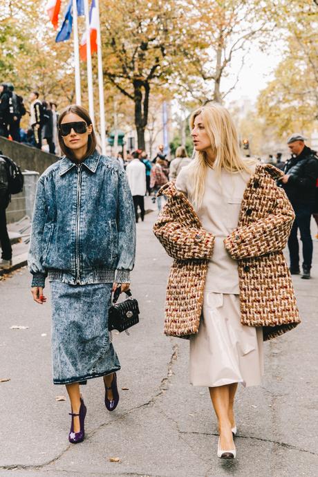 Street Style at Paris Fashion Week 19 by Collage Vintage