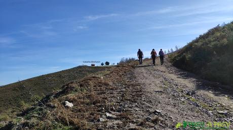 Llegando a la Cabaña de Brañasín