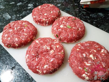 HAMBURGUESAS DE QUESO AZUL