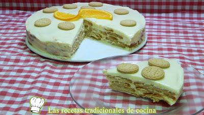 Tarta de naranja Receta fácil sin horno