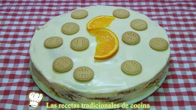 Tarta de naranja Receta fácil sin horno