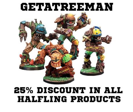 25% en Halflings en Willy Miniatures