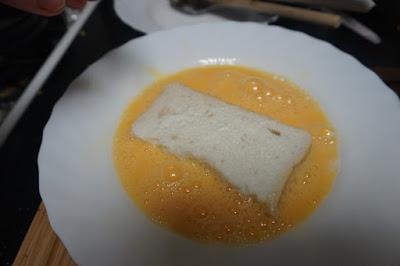 Torrijas de pan de molde Torrijas de pan de molde