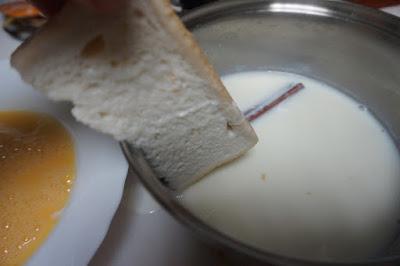 Torrijas de pan de molde Torrijas de pan de molde