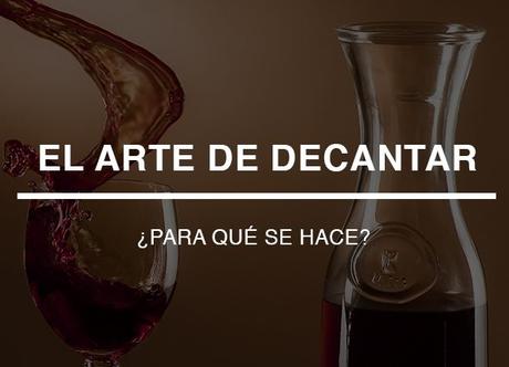 decantar un vino