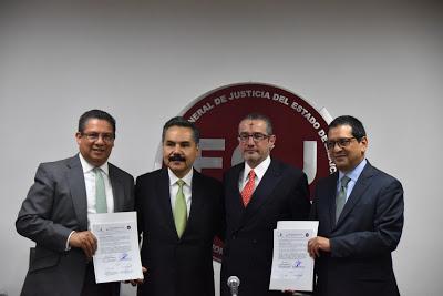 FIRMAN CONTRALORÍA Y FISCALÍA DEL EDOMÉX CONVENIO DE COLABORACIÓN EN MATERIA DE TRANSPARENCIA Y ANTICORRUPCIÓN