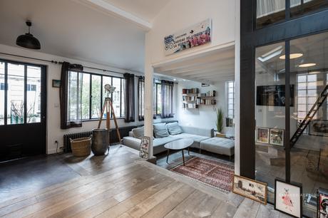 Un loft lleno de carisma en una antigua fábrica de pianos. - Paperblog