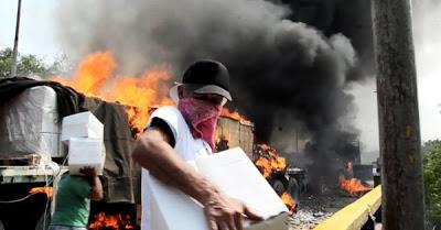 The New York Times’ desmiente la ayuda humanitaria en Venezuela.