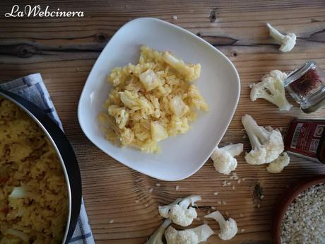 Arroz con bacalao y coliflor Arroz con bacalao y coliflor
