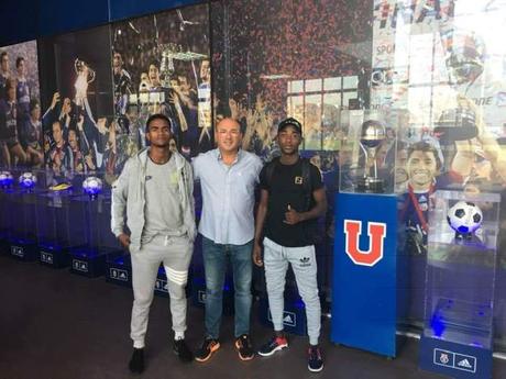 Batista y Ramiro, primer entrenamiento con la Universidad de Chile