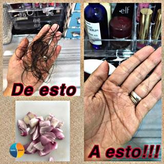 Champú mágico con cebolla