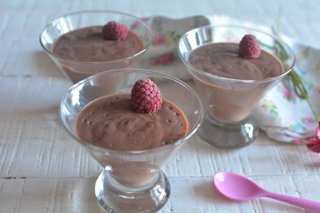 Natillas proteicas de cacao y plátano