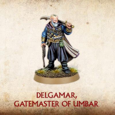 Râza, Fang of the Serpent y Delgamar, Gatemaster of Umbar mostrados