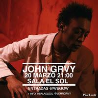 Concierto de John Grvy en Sala el Sol