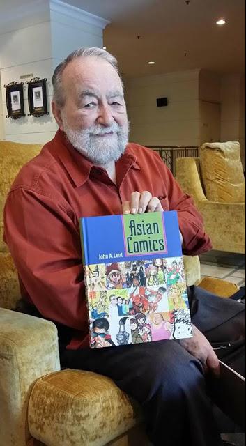 John A. Lent arriba al país , para dar conferencias sobre estudios del cómic asiático. En el marco del III aniversario de la Comicteca Galilea Ramírez