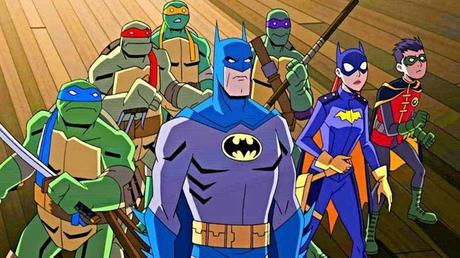 Y de pronto , las tortugas Ninja aparecen en Gotham.