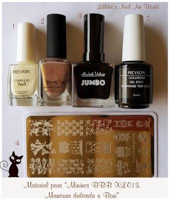 Mininos Beauty BigBang XL-013. Manicura dedicada a Boni