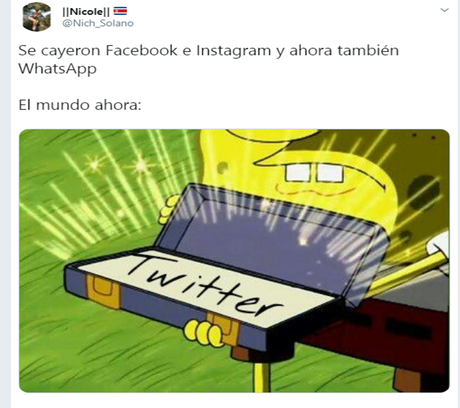 Así se expresan los usuarios sobre caída de Facebook e Instagram