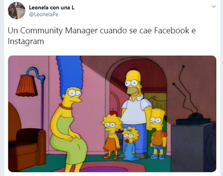 Así se expresan los usuarios sobre caída de Facebook e Instagram