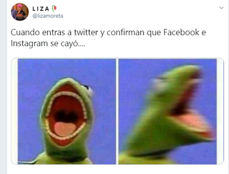 Así se expresan los usuarios sobre caída de Facebook e Instagram