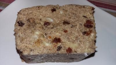 Bizcocho Integral de Castañas, Anís y Pasas