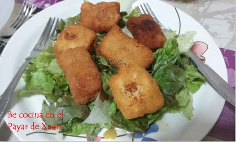 Nuggeets de pescado con queso