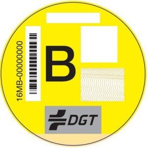 Las etiquetas de la DGT con las que poder llegar hasta la Puerta del Sol